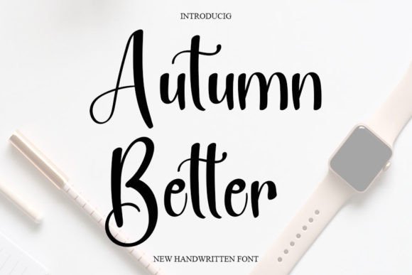 Autumn Batter: Elevate Designs with Sweet, Handwritten Charm