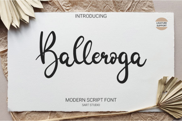 Balleroga: A Whimsical Handwritten Font for Modern Design
