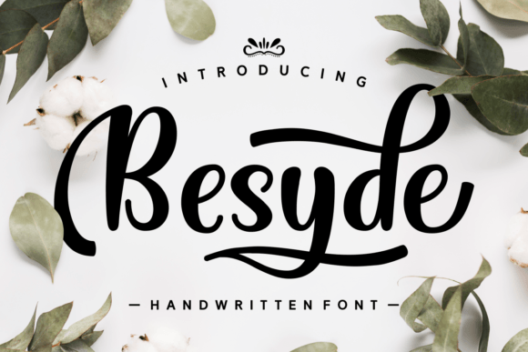 Besyde: Crafting Elegance with a Handwritten Font