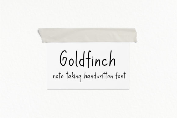 Goldfinch Font: Elevate Your Design Projects with Handwritten Charm