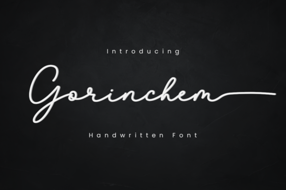 Gorinchem: An Elegant Handwritten Font for Modern Design