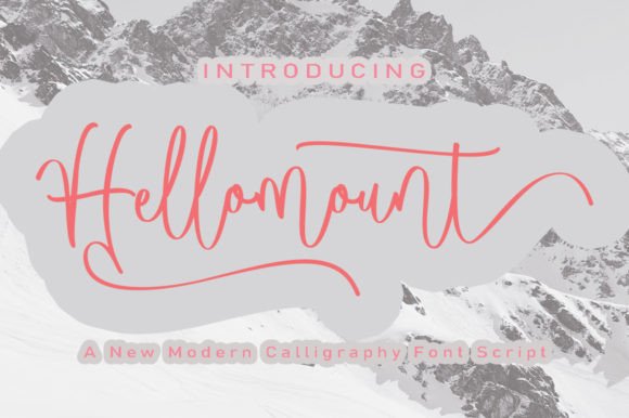 Hellomount: Elegant Calligraphy for Modern Design