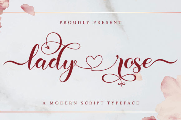 Lady Rose: Elevating Design with Romantic Typography
