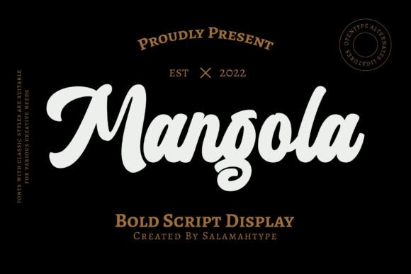 Mangola: The Bold Script Font for Modern Design