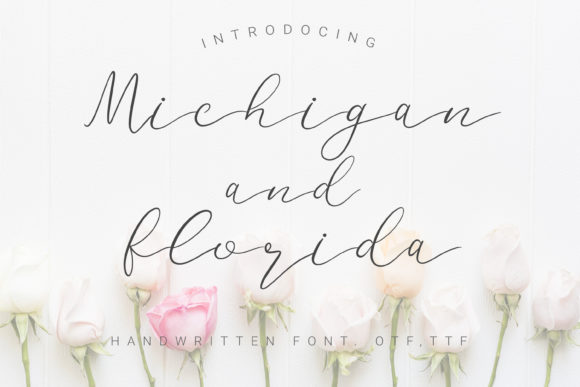 Michigan and Florida: A Timeless Handwritten Font for Modern Design