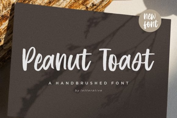 Peanut Toast: A Handwritten Font for Creative Design