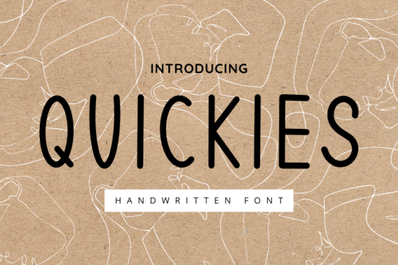 Quickies: The Handwritten Font Elevating Modern Design