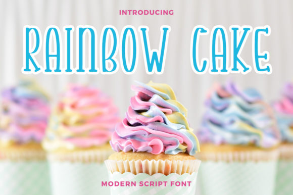 Rainbow Cake: The Handwritten Font for Creative Design