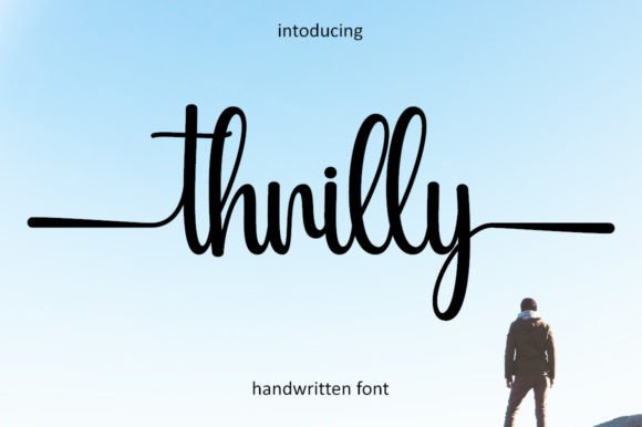 Thrilly: Elevating Design with Elegant Handwritten Typography
