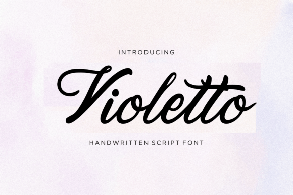 Violetto: A Modern Handwritten Font for Elegant Design