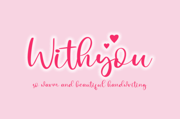 Withyou: Elevating Designs with Elegant Script Typography
